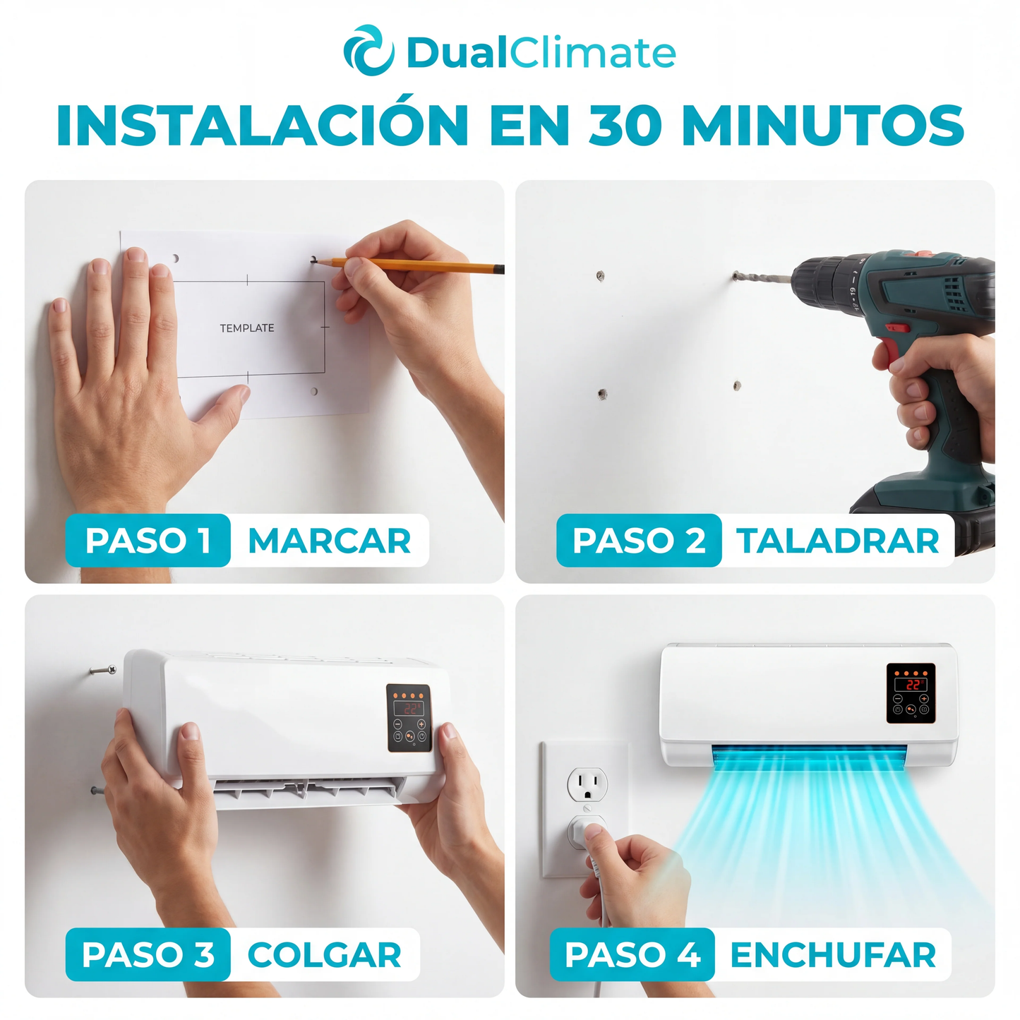 DualClimate - Mini Aire Acondicionado 2 en 1 (Top 2026)