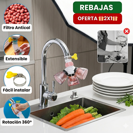 Filtro Extensor Anti-Salpicaduras | AquaFlex™
