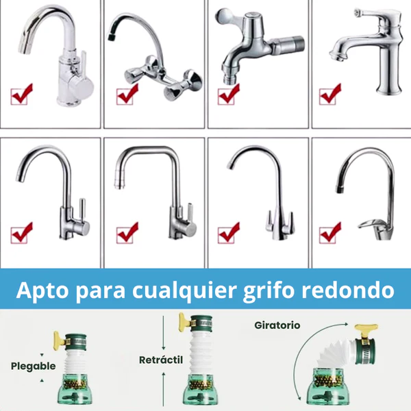 Filtro Extensor Anti-Salpicaduras | AquaFlex™