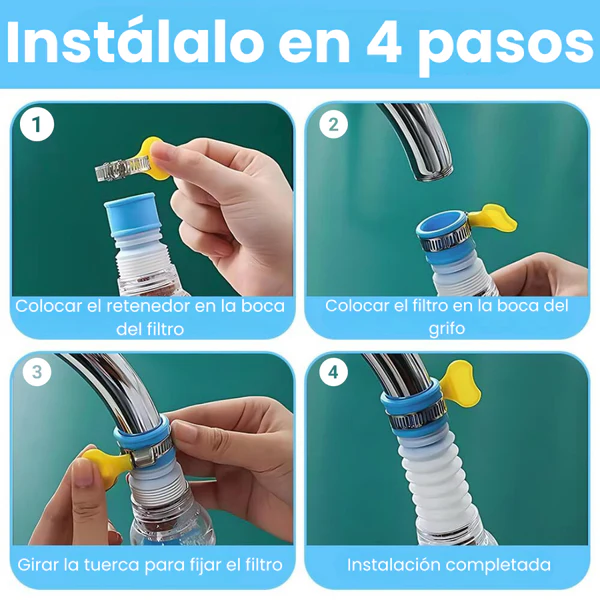 Filtro Extensor Anti-Salpicaduras | AquaFlex™